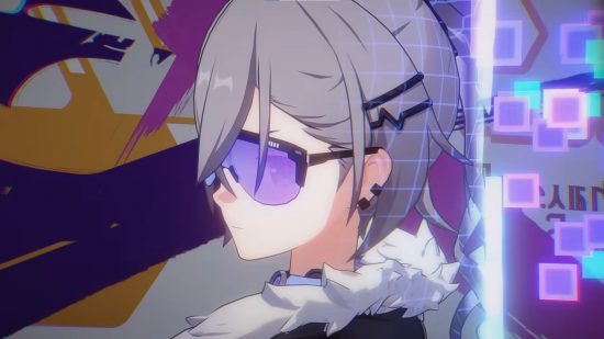 Honkai Star Rail 1.1 agrega nueva área en el juego, pero sin contenido principal de la historia: chica anime con cabello plateado y gafas moradas