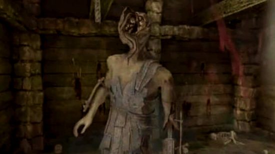 Amnesia The Dark Descent agrega soporte para mods de Steam Workshop - The Brute, una figura humanoid con harapos rasgados para ropa y una cara deformada y mutilada.