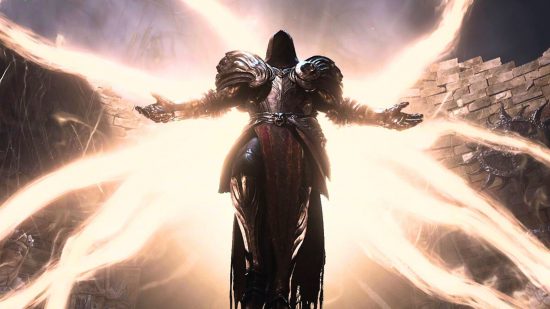 Los Aspectos de Diablo 4 son importantes para enfrentarse a Inarius, quien envía hilos luminosos.