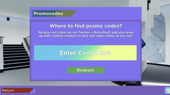 The redeem box for entering Arsenal codes.